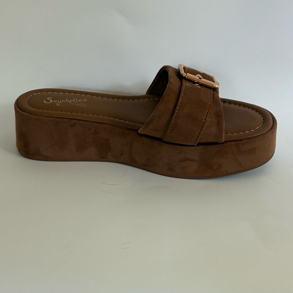 Seychelles Suede Platform Sandals - Picture 5 of 10